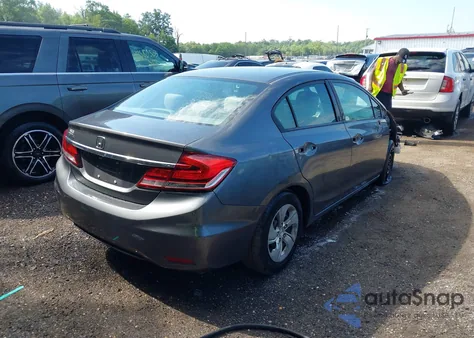 2013 Honda Civic Lx from USA, damaged, VIN 2HGFB2F53DH592211